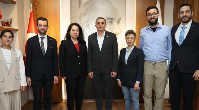 Baro yönetimi başkan Şimşek'i ziyaret etti