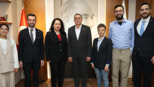 Baro yönetimi başkan Şimşek'i ziyaret etti