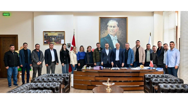 Başkan Aykan'ın CHP'li ziyaretcileri