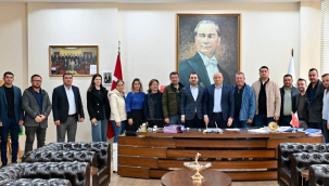 Başkan Aykan'ın CHP'li ziyaretcileri