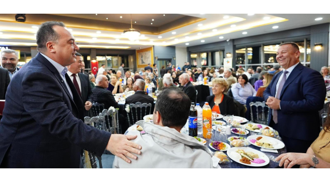 Başkan Dutlulu'da 25. geleneksel dayanışma ve paylaşma yemeğine katıldı