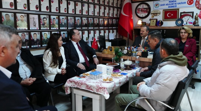 Başkan Dutlulu şehit ve gazi derneklerini ziyaret etti