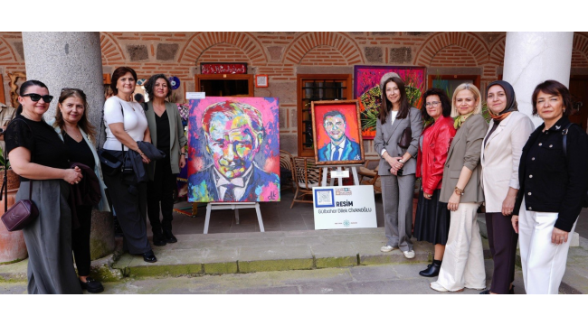 Başkan eşleri sergileri gezdi