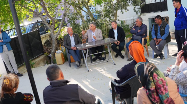 Başkan Okur mahalle ziyaretlerini sürdürüyor