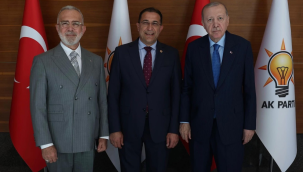 Başkan Turgut AKP genel başkanı Erdoğan'la görüştü