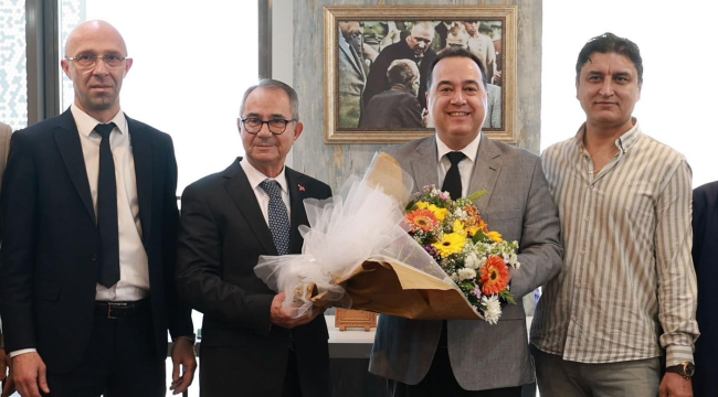 Başkanlar başkan Dutlulu'yu ziyaret etti