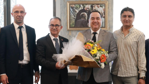 Başkanlar başkan Dutlulu'yu ziyaret etti