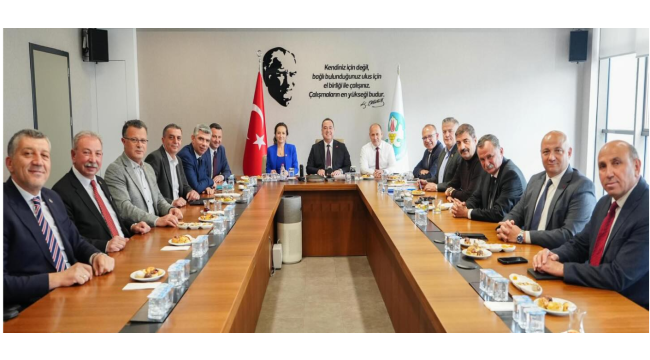 Belediye başkanları toplantısında projeler masaya yatırıldı