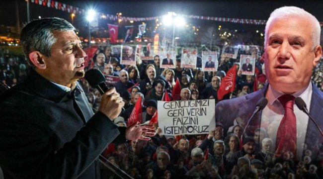  Bursa'da binlere seslenen CHP lideri Özel 'Bozbeyli AK Parti'ye geçse özgürlüğüne kavuşur'