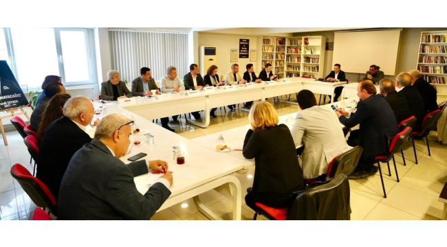 CHP aylık ilçe başkanları toplantısı yapıldı