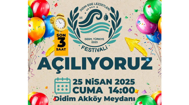 Didim Ege lezetleri festivali başlıyor