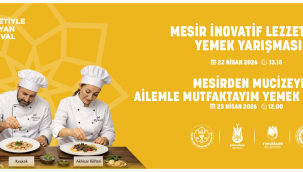 Festivalde iki farklı yemek yarışması düzenlenecek