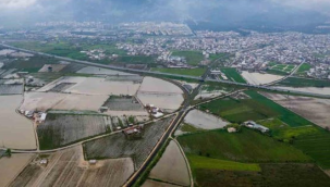 Gediz taşkını yerleşim alanlarına ulaştı