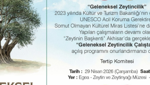  Geleneksel zeytincilik çalıştayı başlıyor