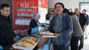 Gördes belediyesinden ücretsiz çorba ikramı