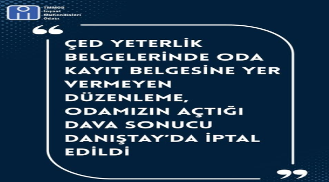 İMO'nun ÇED zaferi