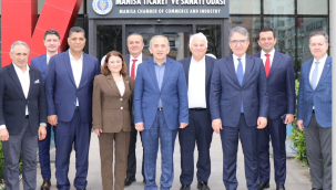 Karatepe TSO başkanı Yılmaz'ı ziyaret etti