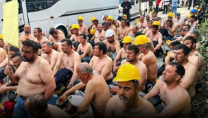 Madencilerin 'açım ben' eylemi sürüyor