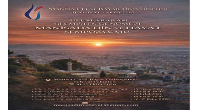 Manisa'da 'Din ve hayat' uluslararası arenada masaya yatırılacak