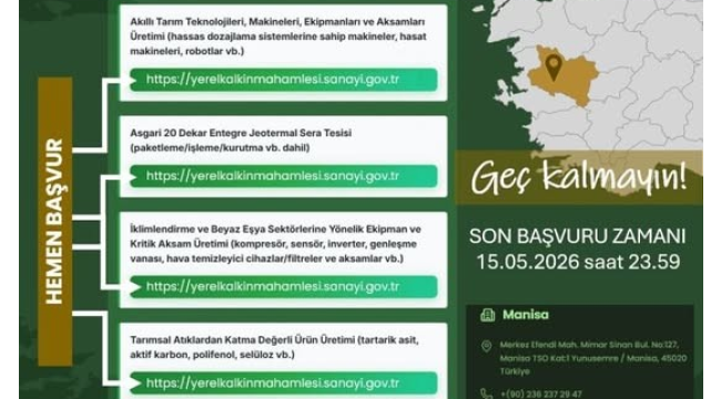 Manisa için büyük yatırım fırsatı: 2026 yerel kalkınma hamlesi başladı!