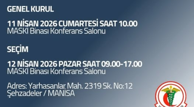 Manisa Tabip odası seçime hazırlanıyor