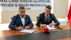 Merkez Çarşı dükkan ve otopark projesi imzaları atıldı