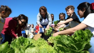Öğrenciler uygulamalı eğitimle tarım bilinci kazandı