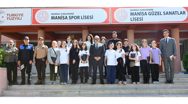 Okullarda huzuru sağlayan ekipler denetlendi