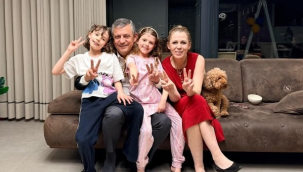 Özgür Özel ikizlerin yaş gününü kutladı