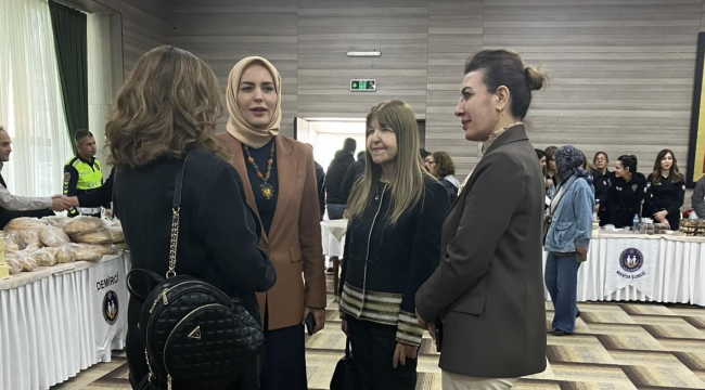 Polis eşleri derneği Manisa şubesi kermesine yoğun ilgi
