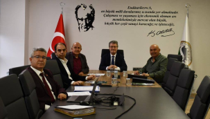 Salihli OSB yönetimi nisan ayı ilk toplantısını yaptı