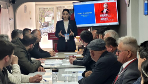 Saruhanlı'da üye eğitimi-CHP parti programı eğitimi