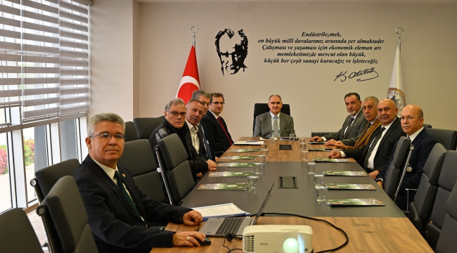 Toplantıda OSB'nin faaliyetleri ele alındı