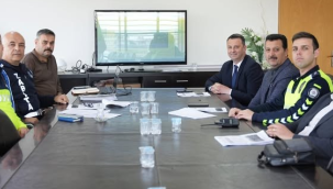 Toplantıda şehir içi ulaşımda düzenlemeler ele alındı