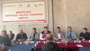 Türkiye'de ilk kez "birlikte 3K'lı bağcılık" projesi Alaşehir'de hayata geçirildi