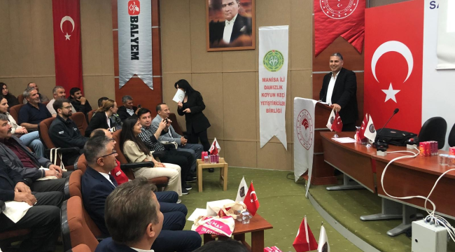 Üreticilere küçük baş hayvan yetiştiriciliği eğitimi