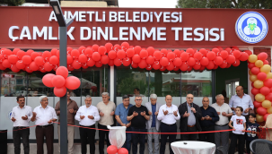 Ahmetli dinlenme tesisi açıldı