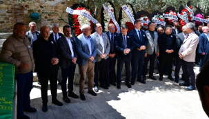 Başkanlar Cem başkanı acılı gününde yalnız bırakmadı