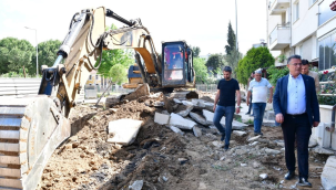 Belediye çalışıyor Alaşehir güzelleşiyor