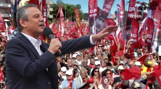 CHP lideri Özgür Özel Balıkesir'de halka seslendi