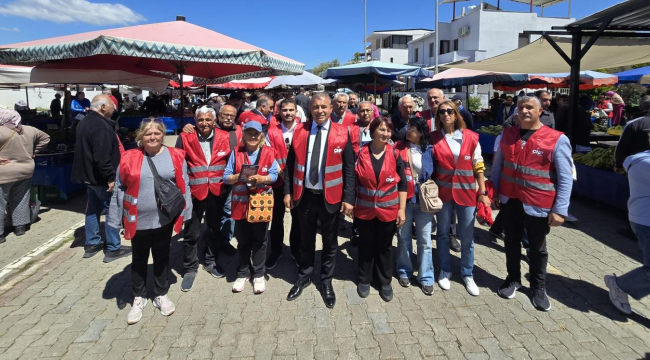 Didim CHP ilçe yönetimi saha çalışmaları sürüyor