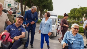 Didim'de engelilerin farkındalık yürüyüşü