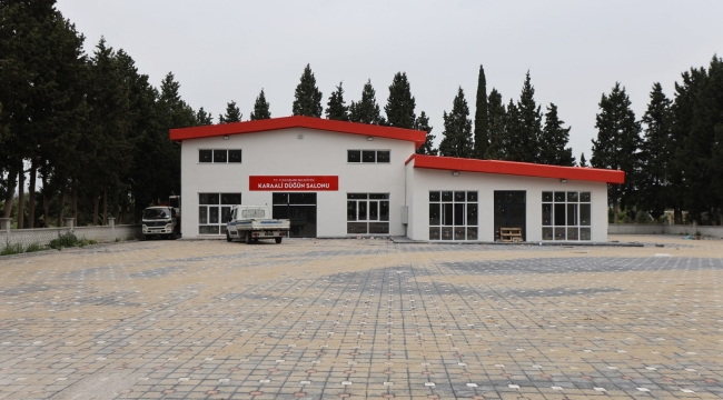 Karaali 800 kişilik düğün salonuna kavuşuyor