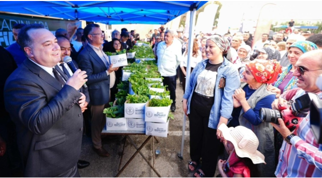 Kırsal kalkın proje kapsamında 10 bin üreticiye 300 bin fide dağıtılacak