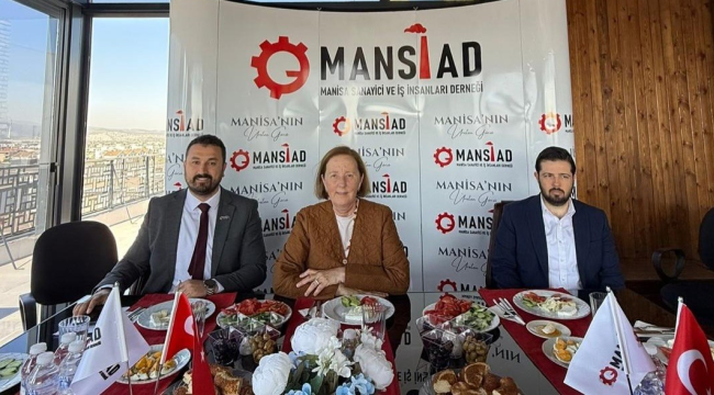 Manisa CHP milletvekili Aliye Kavaf MANSİAD yönetim ile fabrika gezdi