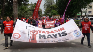 Manisa'da 1 mayıs çoşkuyla kutlandı
