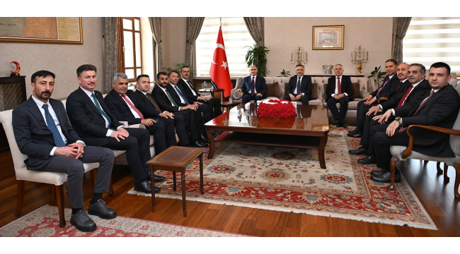 Tarım il müdürleri vali Özkan'ı ziyaret etti