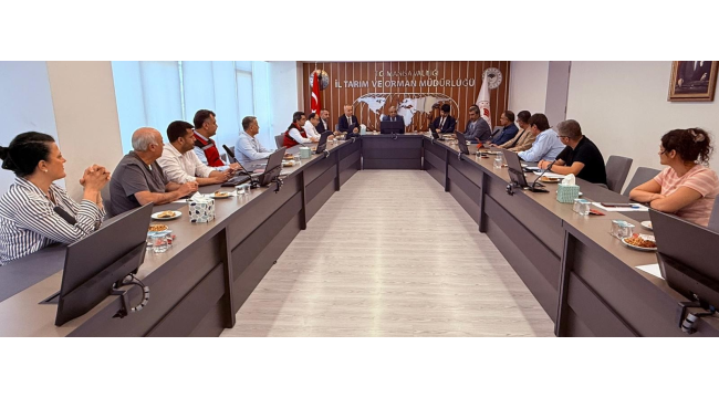 Tarımsal üretim planlama il kurulu toplandı