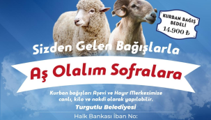 Turgutlu belediyesi kurban bağışı kampanyasını başlattı