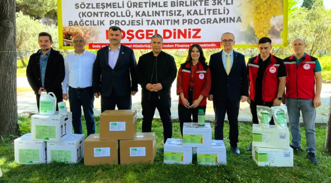 Üreticilere biyolojik ve biyoteknik mücadele preparatları dağıtıldı
